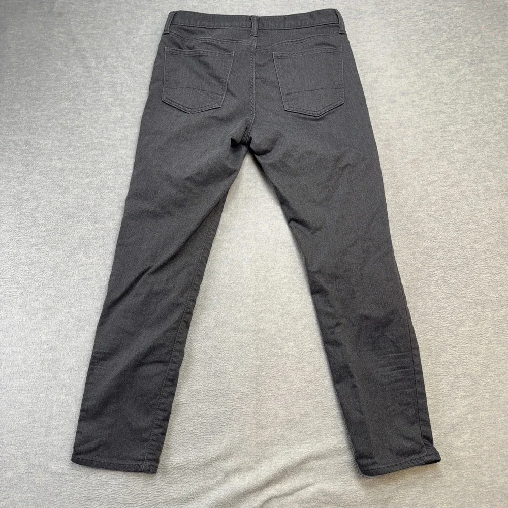 Banana Republic‎ Travel Jeans Mens 31x30 (31x28) Charcoal Athletic Fit Stretch